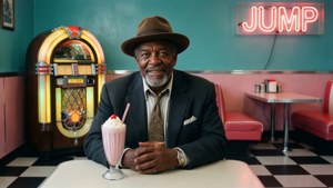 Retro Diner Scene
