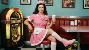 Retro Diner Waitress