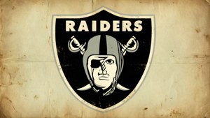 Retro Distressed Raiders
