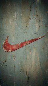 Retro Distressed Swoosh