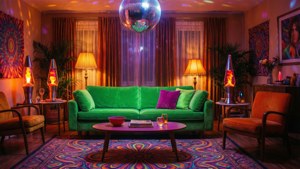 Retro Funky Living Room