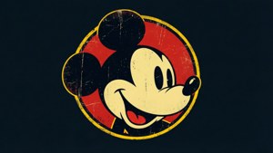 Retro Grunge Mickey
