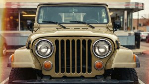 Retro Jeep Grille Diner