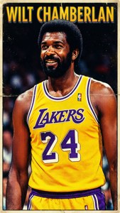 Retro Lakers Poster