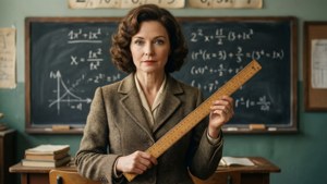Retro Math Teacher