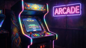 Retro Neon Arcade