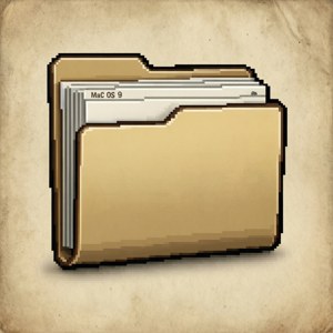 Retro OS 9 Folder