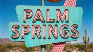 Retro Palm Springs Sign