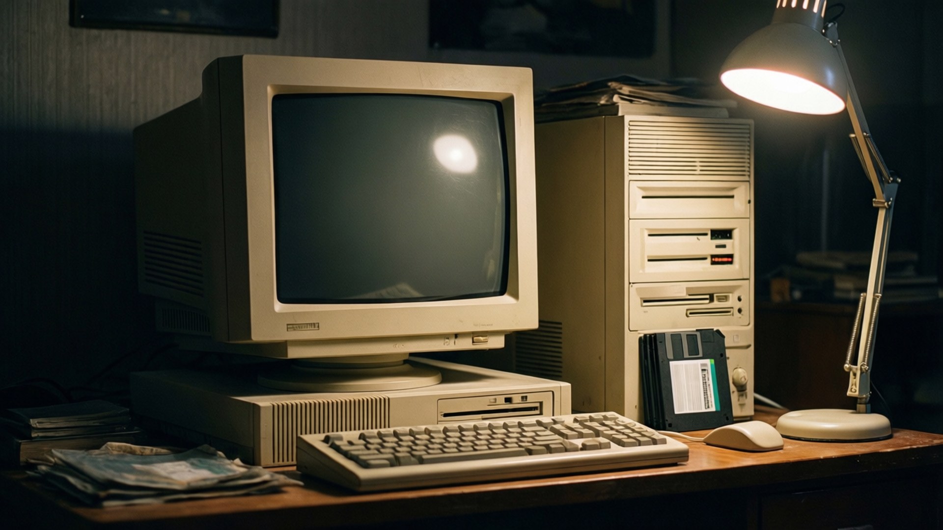 Retro PC Nostalgia by Wallpapers.art Studio
