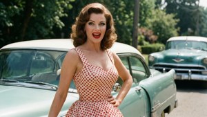 Retro Pin-Up Charm