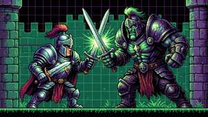 Retro Pixel Battle