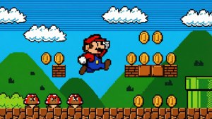 Retro Pixel Mario