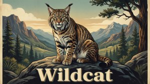 Retro Poster Wildcat