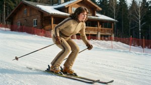 Retro Skier