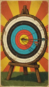Retro Target Poster