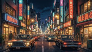 Retro Tokyo Nights