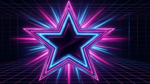 Retro Wave Starburst
