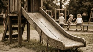 Retro Wooden Slide
