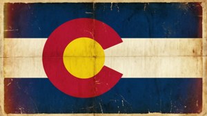 Retro Worn Flag