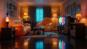 Retro Y2K Living Room
