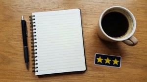 Review Workspace Flatlay