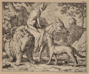 Reynard Seated Atop the Ass