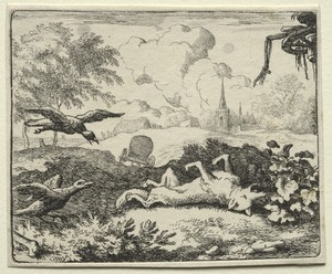 Reynard the Fox:  Reynard Feigns Death