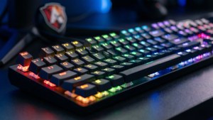 RGB Keyboard Close-up
