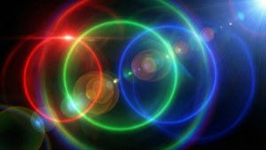 RGB Lens Flare Overlay