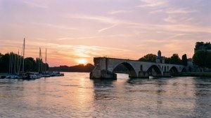 Rhône Sunset Impression