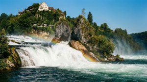 Rhine Falls Rainbow Spray