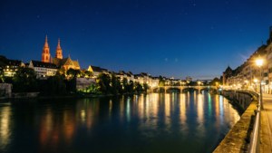 Rhine Reflections at Night