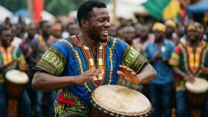 Rhythmic Drummer