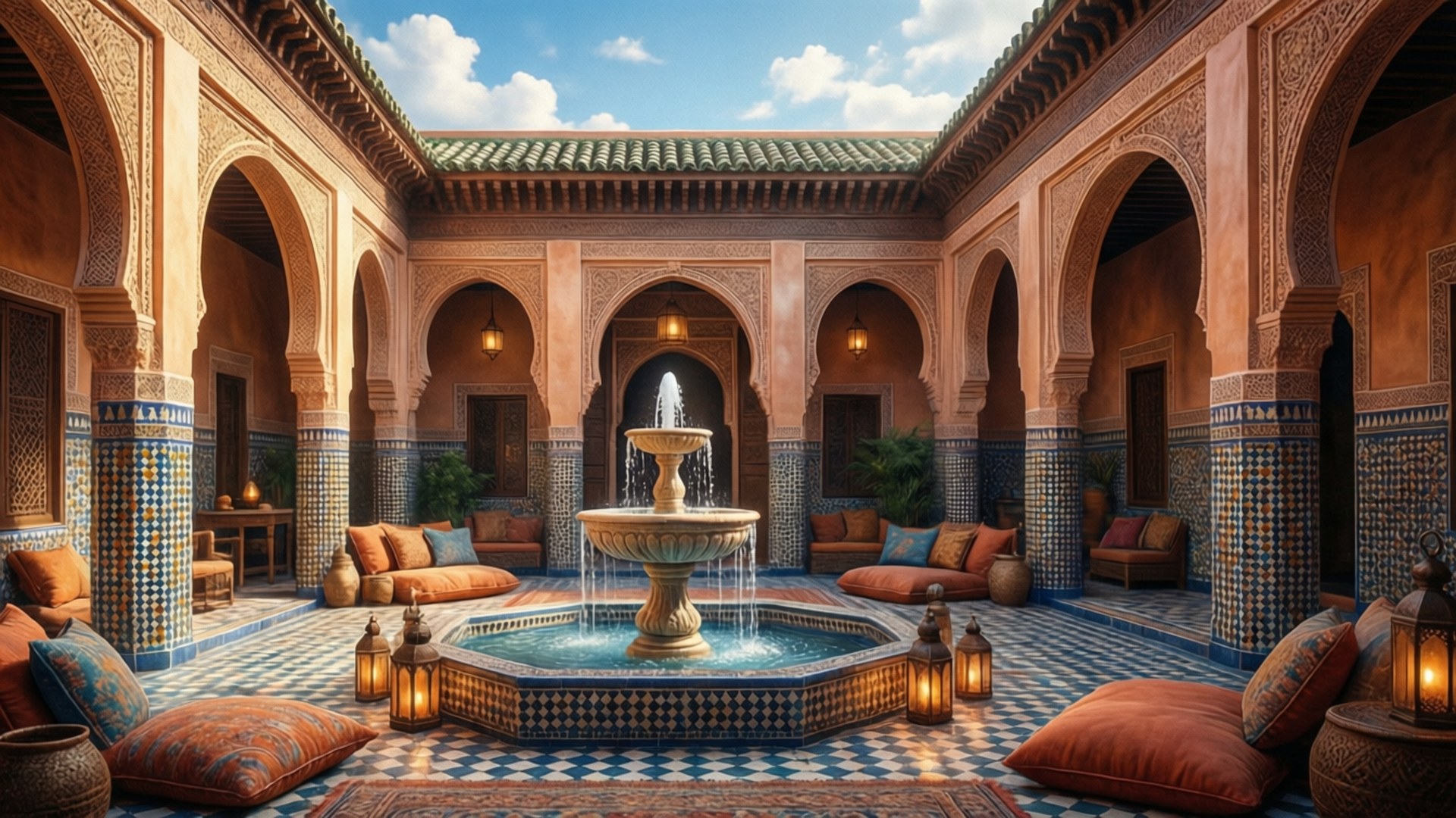 Riad Retreat by Wallpapers.art Studio
