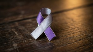 Ribbon Pin Close-Up