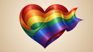 Ribbon Pride Heart