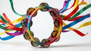 Ribbon Tambourine Burst