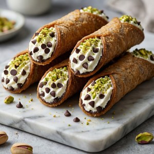 Ricotta Cannoli Pistachio