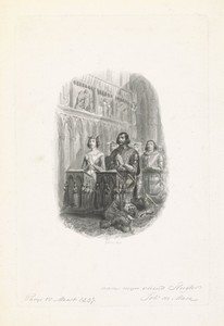 Ridder en dame tijdens kerkdienst