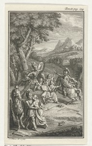 Ridders in gevecht