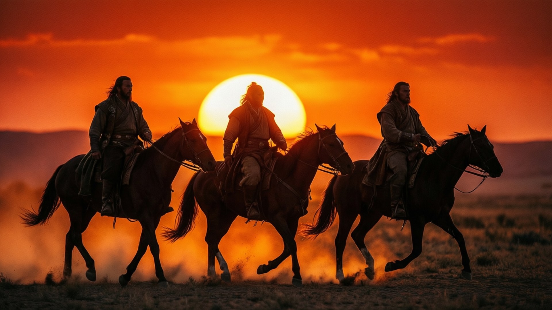 Ride Into the Sunset by Wallpapers.art Studio