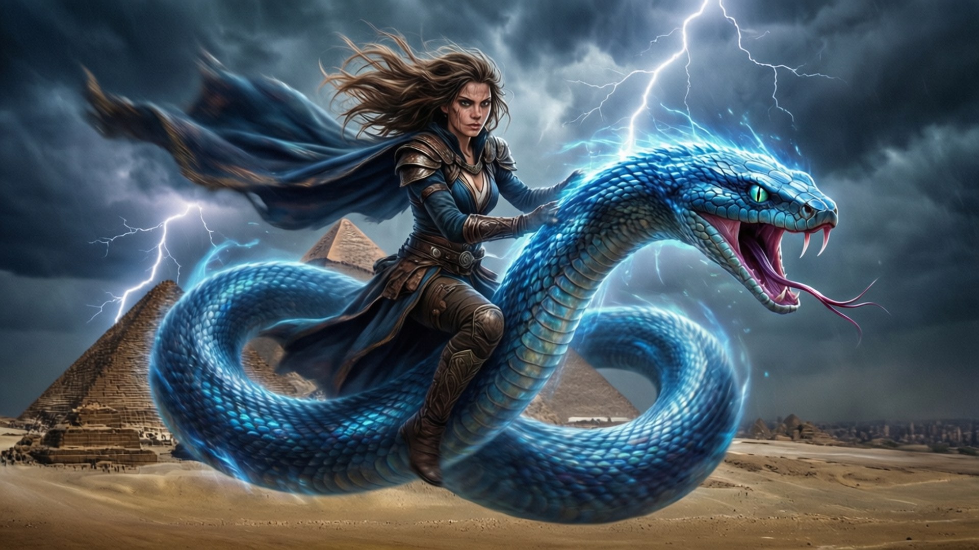 Ride of the Serpent by Wallpapers.art Studio