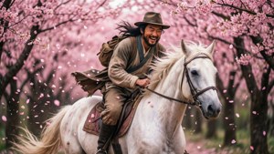 Ride Through Blossoms
