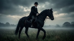 Rider in Fog