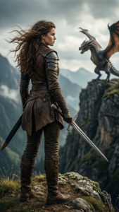 Rider on the Cliff