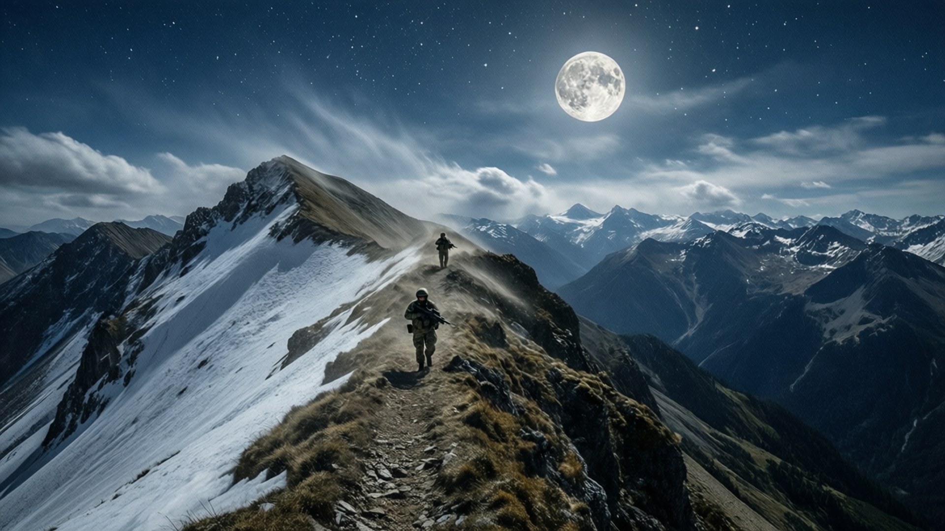 Ridge Walk by Wallpapers.art Studio