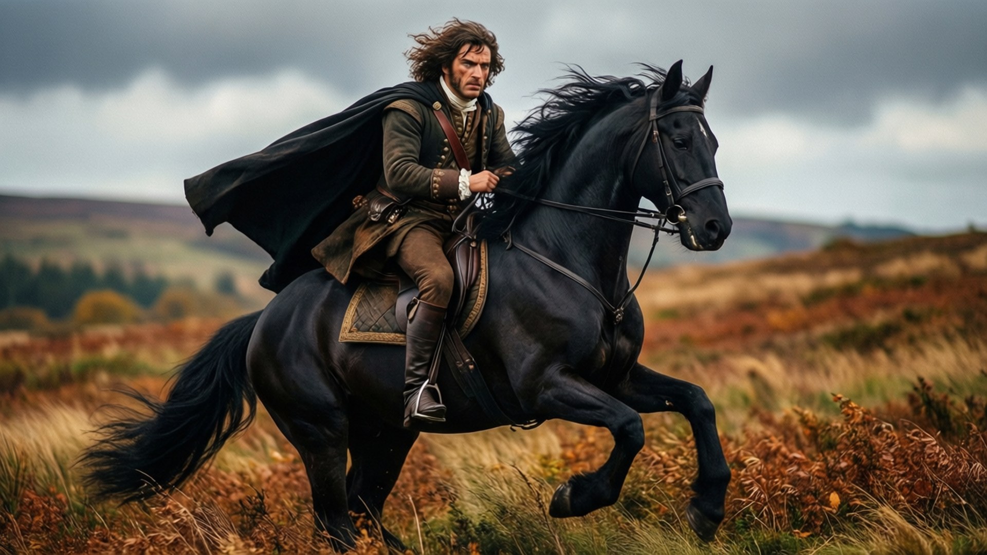Riding the Heath by Wallpapers.art Studio
