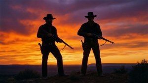 Rifles at Sunset