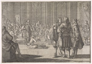 Rijkszegel van Engeland wordt stukgeslagen in het Hogerhuis, 1646
