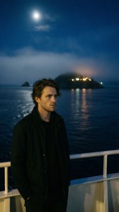 Riley on the Ferry